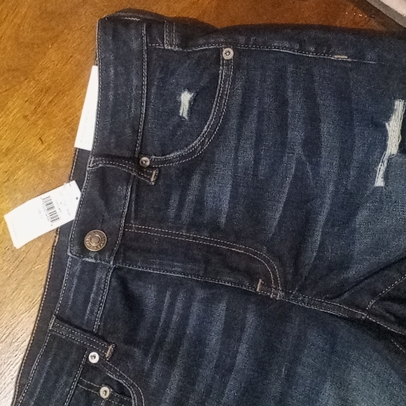 American eagle next level stretch distressed jean shorts NWT denim - Picture 2 of 5